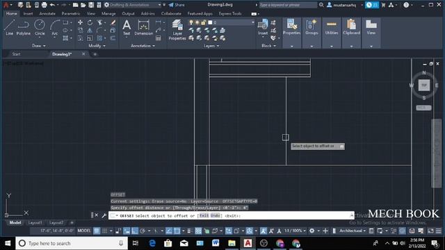 #3 | [COMPLETE] Home Plan in AutoCAD in 50 Minutes | autoCAD | Architecture смотреть онлайн