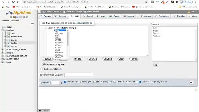 Practical Work done on SQL through php myadmin panel XAMPP | offline server смотреть онлайн