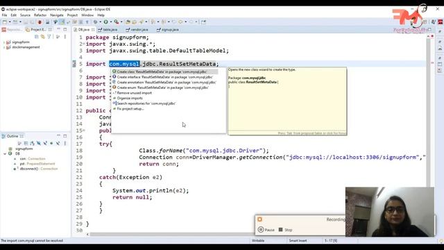 #4 Registration Form in Java using MySql DataBase | SignUp Form using MySql | Mini-Project | JDBC смотреть онлайн