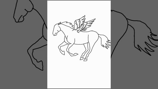 рисую пегаса в галопе ребята рисунки будут выходить 2 раза в день ну 2 арта в день смотреть онлайн