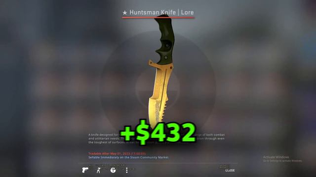 He unboxed a Bayonet "Sapphire" Knife.. смотреть онлайн