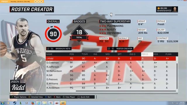 NBA 2K17 Ultimate All-Time Teams Roster - No Duplicates - 130 New Players - PC MOD - HD смотреть онлайн