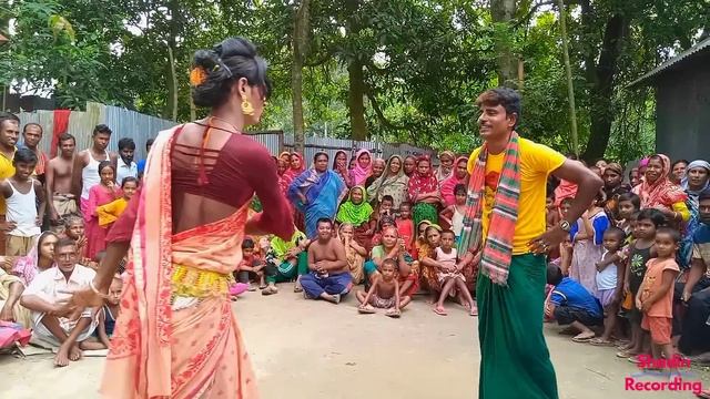 new git song | jomi diye korlam biye moner haushe | biyer geet | village song | new bangla gaan смотреть онлайн
