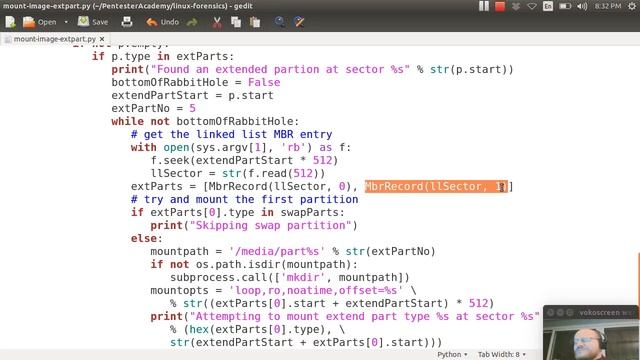 026 Mounting a disk image part4 automatically mounting an extended partition with Python смотреть онлайн