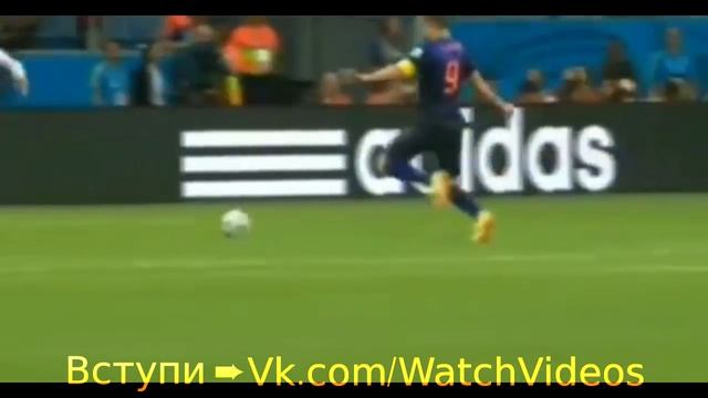 Робин ван Перси Второй гол Испания против Нидерландов 1:4 Чемпионат мира 2014 Vk.com/WatchVideos смотреть онлайн