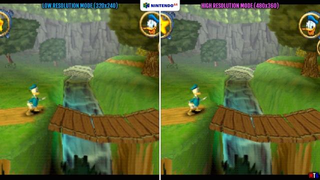 Donald Duck: Goin' Quackers - Nintendo 64/Dreamcast - Comparison
