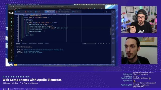 GraphQL Web Components with Apollo Elements смотреть онлайн
