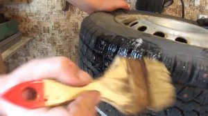 Как заклеить бескамерную шину жгутом.  Ремонт колеса (шины).