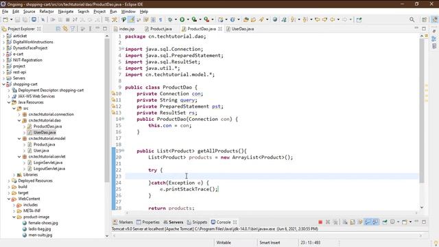 5. E-Commerce Shopping Cart Project Show All Product in Home Page Using JSP Servlet and MySQL смотреть онлайн