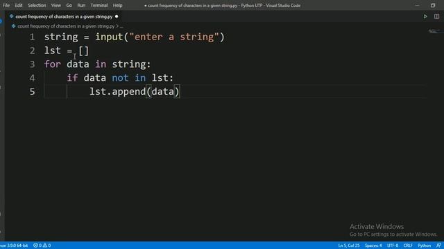 Python Program To Count How Many Times a Character Is Repeating In A string | Python Programs смотреть онлайн