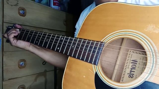 Morris W-15 vintage acoustic guitar Made in Japan year 1975 sound sample смотреть онлайн