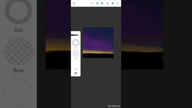 How to paint a night sky using Adobe Photoshop Sketch смотреть онлайн