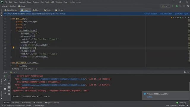 لعبة X.O بلغة بايثون Writing a tic tac toe game using Python смотреть онлайн
