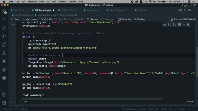 Qr Generator using Python with GUI смотреть онлайн
