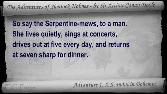 The Adventures of Sherlock Holmes by Sir Arthur Conan Doyle - Adventure 01 смотреть онлайн