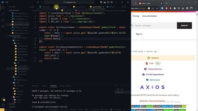 React JS Gaming Website Tutorial With RAWG Video Games API | PART 1 | React For Beginners смотреть онлайн