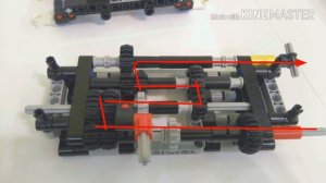 4-х скоростная коробка передач из LEGO TECHNIC
