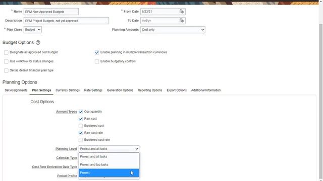 Configuring Project Management for EPM Planning Integration смотреть онлайн