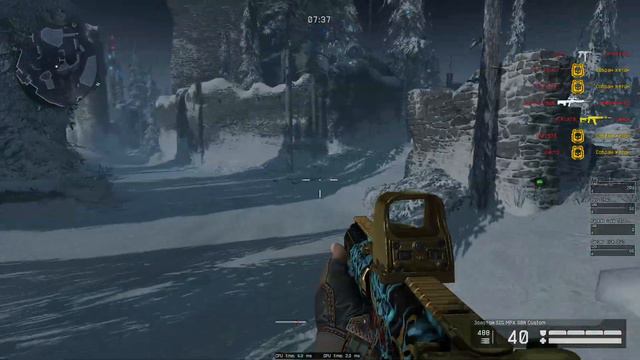 Warface. К.д игры5.2 Карта сибирь, Выживание. Первое место смотреть онлайн