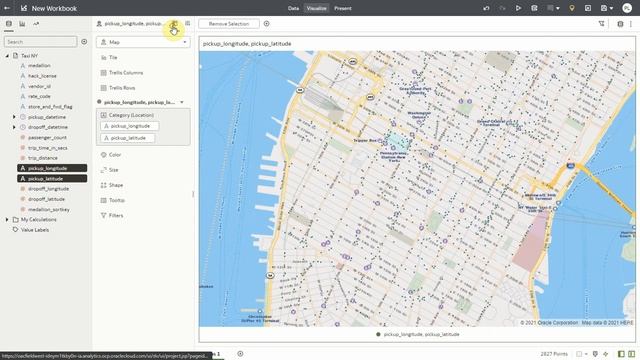 Setting Bubble Size in Oracle Analytics Maps смотреть онлайн