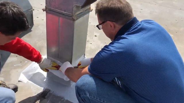 Ремонт протечек вентиляционной шахты жидким полиуретаном Redington смотреть онлайн