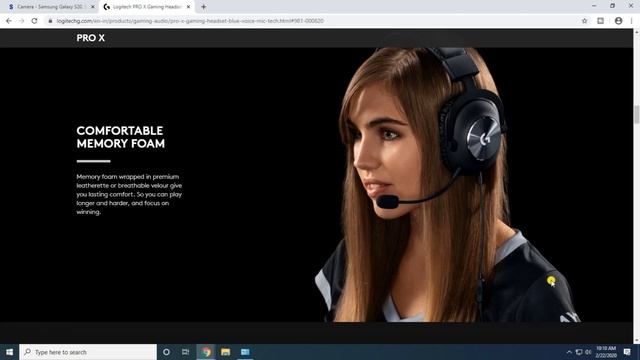 Logitech G PRO X Gaming Headset Blue VO!CE, DTS Headphone:X 7.1 and 50 mm PC, PS4, Xbox One, VR смотреть онлайн