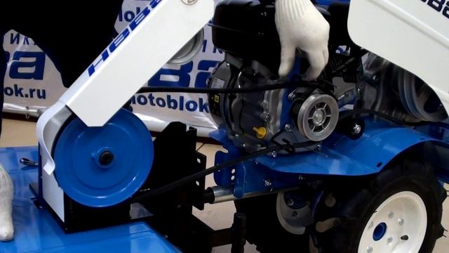 Установка роторной щетки ЩРМ-1 на мотоблок «НЕВА» серии МультиАГРО