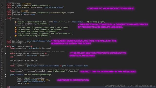Advanced Random Chat Message - Roblox Studio Tutorial (Model!) ? смотреть онлайн
