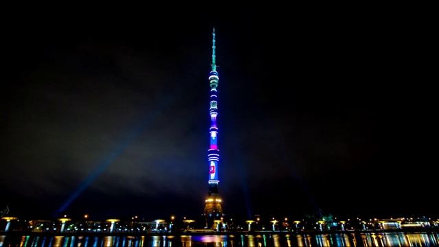 Останкинская телебашня /timelapse/