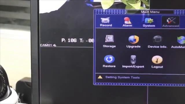 Настройка поворотной PTZ камеры аналоговой/AHD/CVI/TVI. Подключение к видеорегистратору. смотреть онлайн