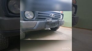 Установка ПТФ Нива Урбан (бампер не дырявим)