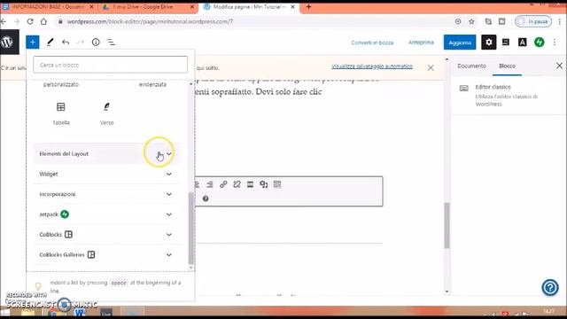 4. WordPress base - Gestire i Blocchi смотреть онлайн