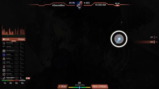 8.7⭐ ASecretBox | TEARS OF TRAGEDY - Epitaph [Elegy] +HDHR 99.80% FC #1 | 1143pp - osu! смотреть онлайн