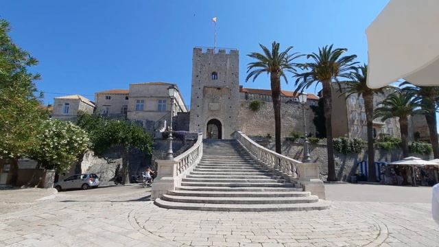 остров Корчула. Хорватия. Korčula Croatia 4K. смотреть онлайн