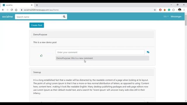 SocialMe | Software Engineering Course's Full Stack Project смотреть онлайн