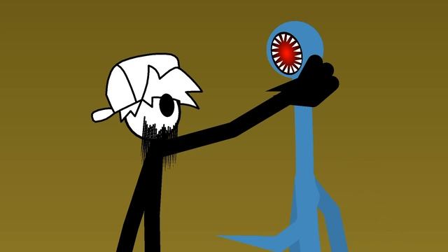 Boyfriend Entity Creature vs Entity 2010 the mouth teeth (Stick nodes animation) смотреть онлайн