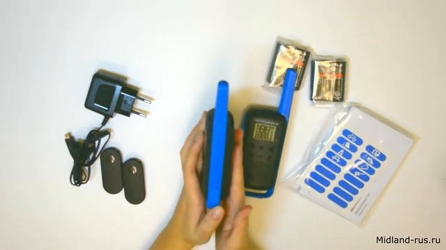Обзор на радиостанции Motorola T62 Blue