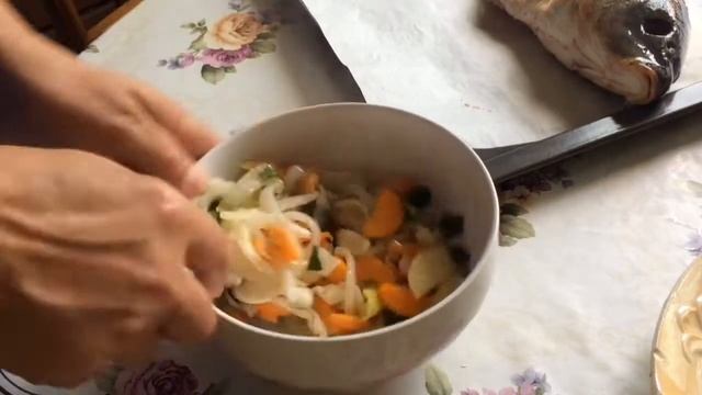 СЕРЕБРИСТЫЙ КАРП С ОВОЩАМИ смотреть онлайн