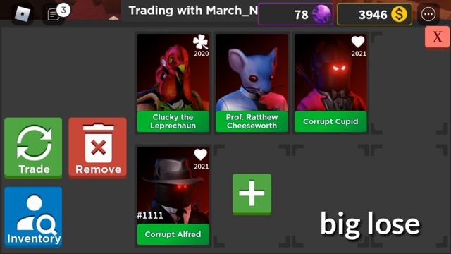 Best Trade offers for Corrupt Alfred in Survive the killer | [ROBLOX] смотреть онлайн
