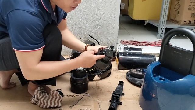 Máy Hút Bụi Giặt Sofa Thảm Nệm Xiaomi Deerma BY200, Khắc Phục Lỗi Không Hút được Nước.