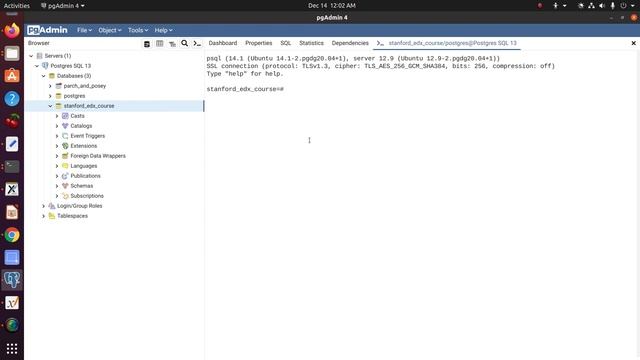 Creating Databases and Tables Using External Files in PostgreSQL смотреть онлайн