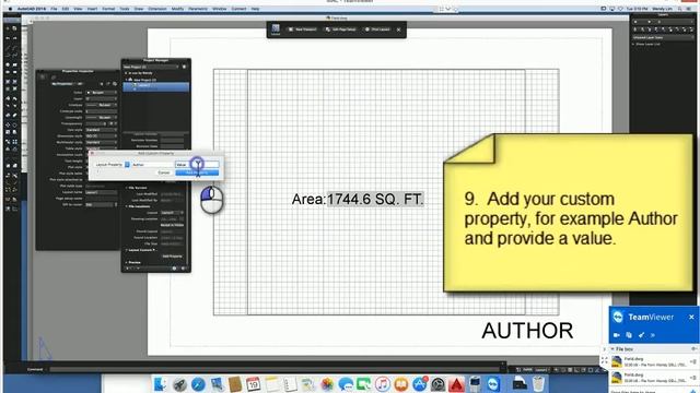 How to add custom field to a project in AutoCAD for Mac смотреть онлайн