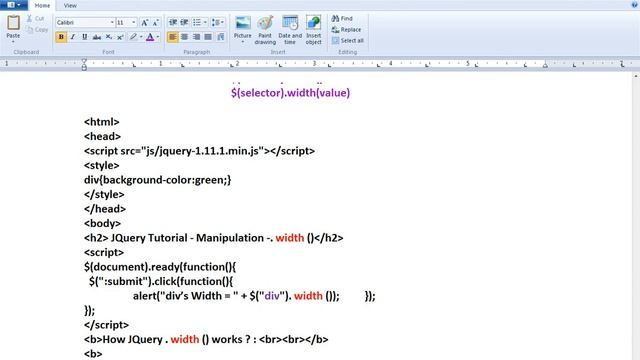 WIDTH METHOD IN JQUERY DEMO TAMIL смотреть онлайн