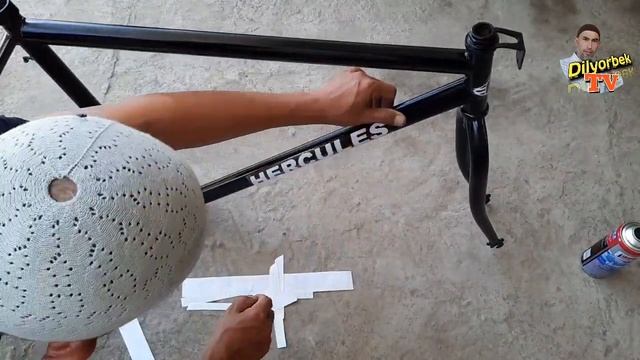 Реставрация велосипеда. Тюнинг велосипед. Велотюнинг. Bike restoration. смотреть онлайн