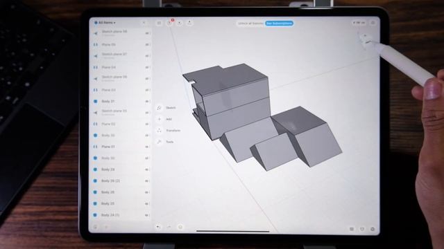 Shapr3d MODELING 3D CAD ATAP LIMAS #shapr3d #tutorial #ipad