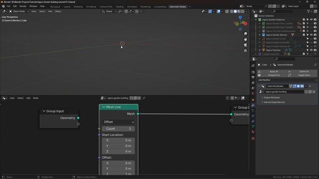 How I created this Building with Geometry Nodes in Blender смотреть онлайн