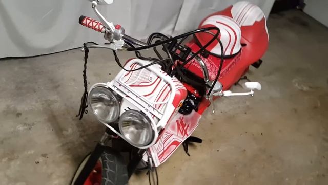 Honda Ruckus with Hayabusa fairing смотреть онлайн