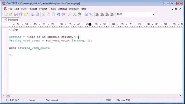 Beginner PHP Tutorial 34 of 200 (String Functions Part 1 )