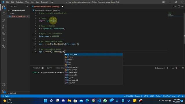 How to check Internet speed in Python смотреть онлайн