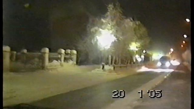 Поездка по вечернему Салехарду (10 и 20 января 2005) смотреть онлайн